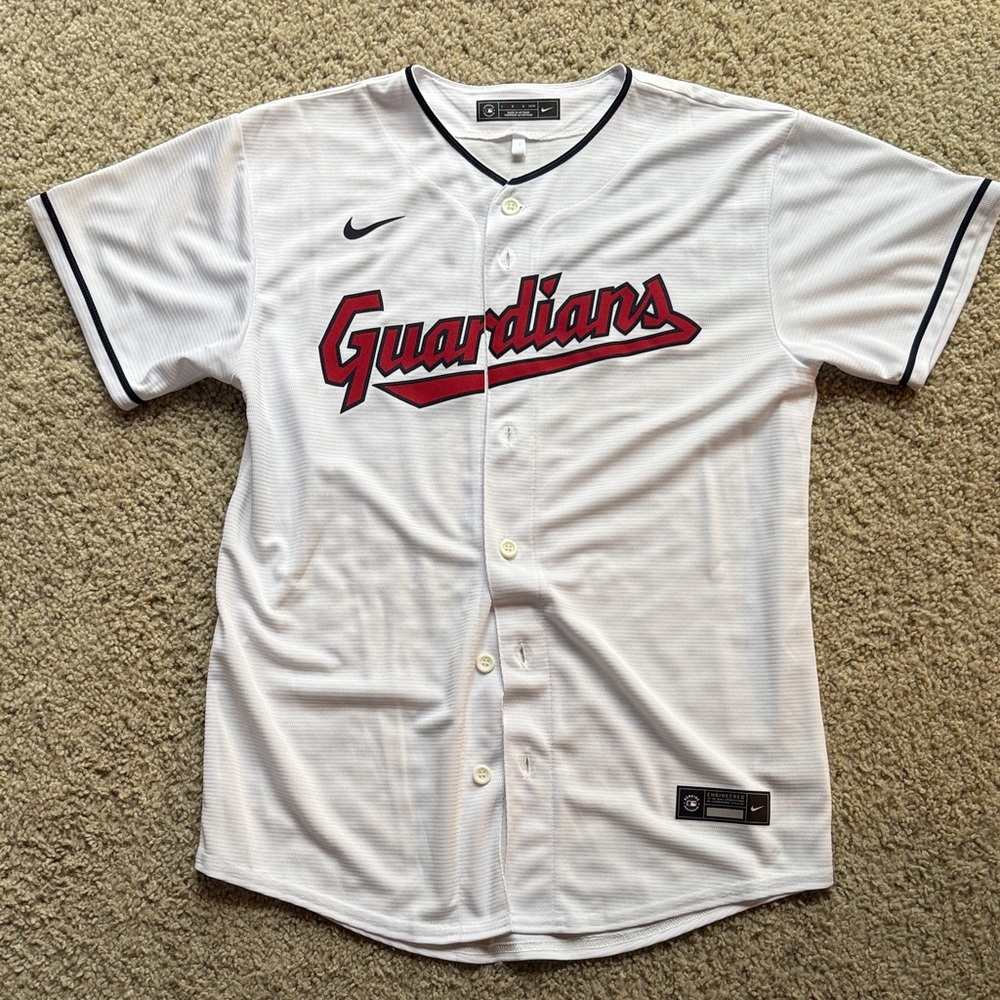 Nike White and Red Guardians Jersey
